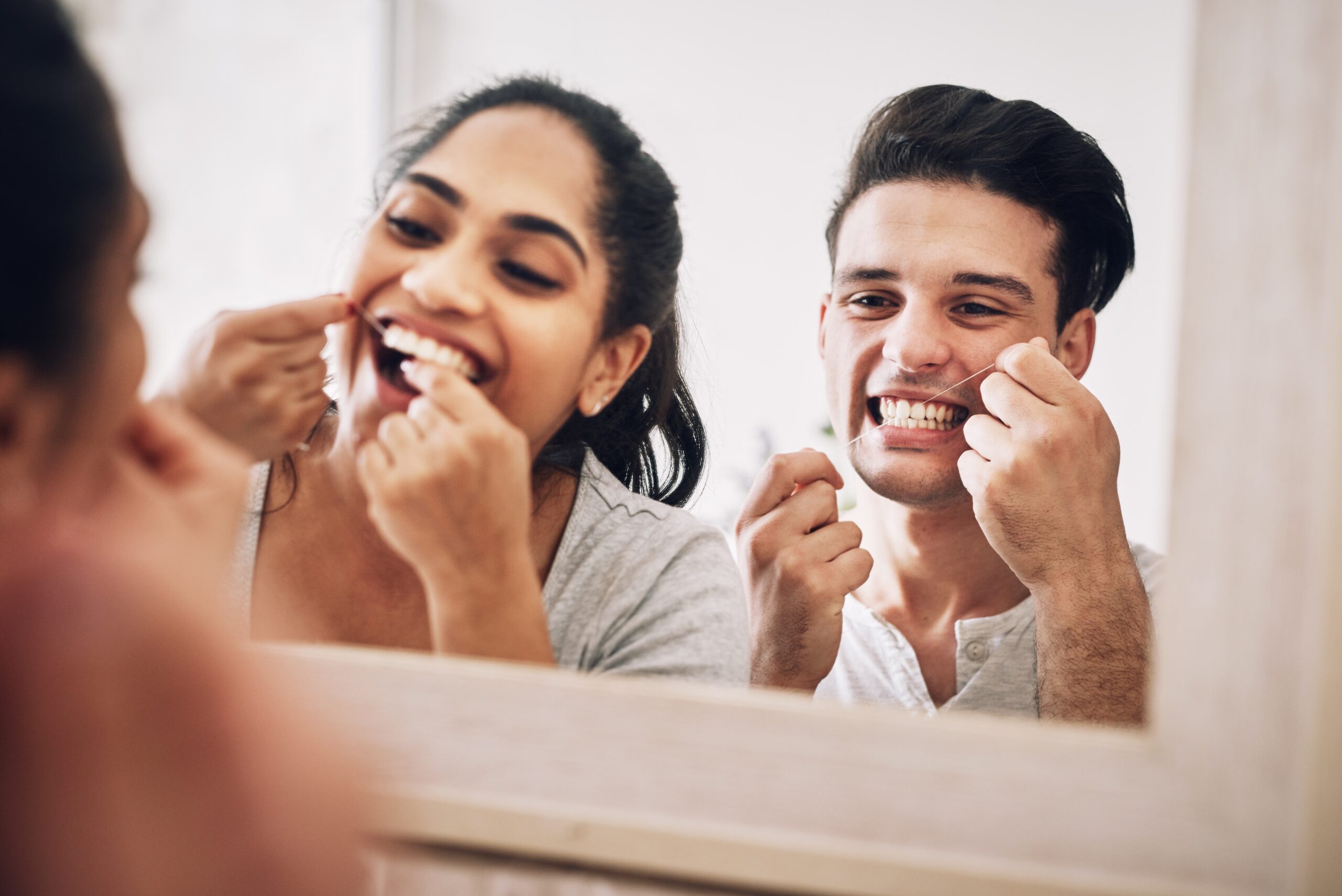 dental care, flossing